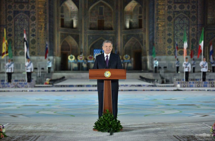 Prezident Shavkat Mirziyoyevning o‘n ikkinchi “Sharq taronalari” Xalqaro musiqa festivalining tantanali ochilish marosimidagi tabrik so‘zi