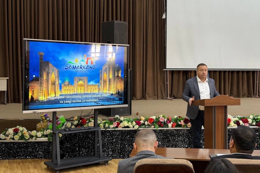 Samarqand viloyatining turizm salohiyati Toshkentda taqdim etildi