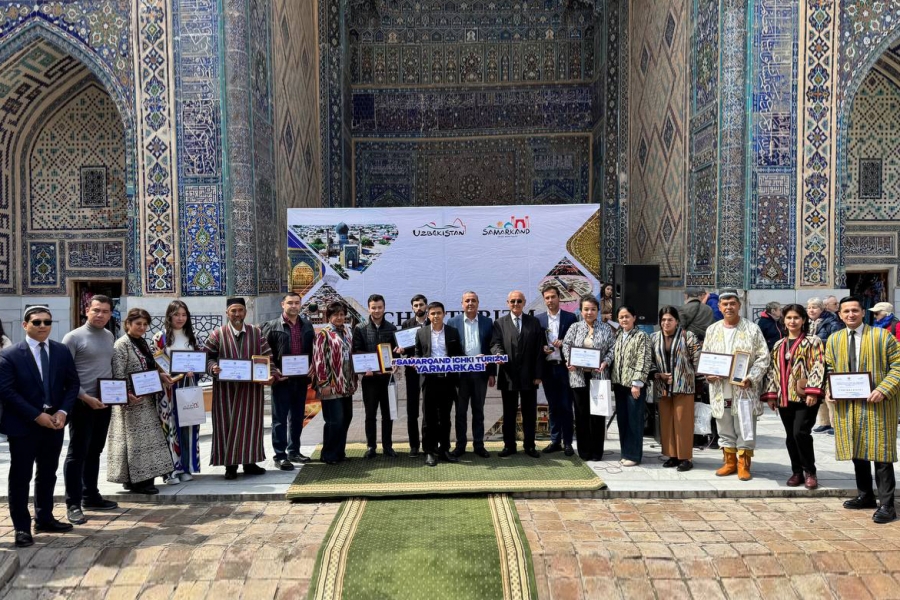 Samarqandda  “O‘zbekiston bo‘ylab sayohat qil!” shiori ostida ichki turizm yarmarkasi bo&#039;lib o&#039;tdi